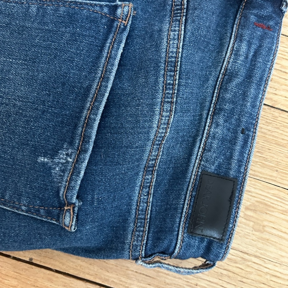 Dear John Olivia skinny jeans with raw hem and distressing size 31 - Picture 5 of 5